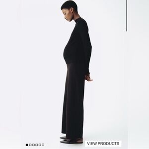 H&M MAMA Over The Bump Wide Leg Maternity Pants